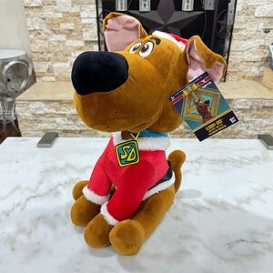 Gemmy Scooby-Doo in Santa Suit Christmas Plush 18 Inch Holiday Greeter 2024